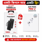 Ven-Dens 10000 Mph Power Bank Combo Offer(Air Pods Pro Free!)